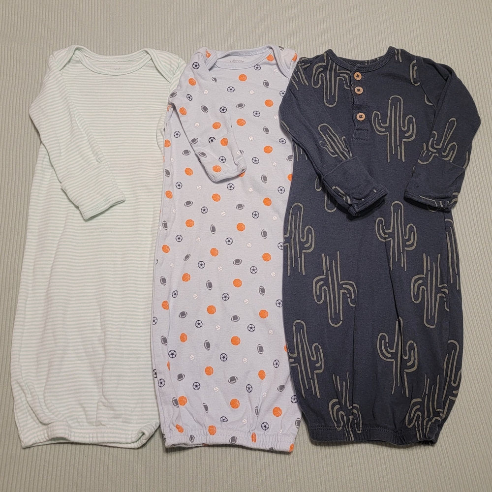 Baby Infant Bundle Sleeper Gown Longsleeve